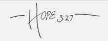 Hope 3:27